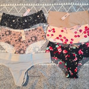 VICTORIAS SECRET 6 pair panties